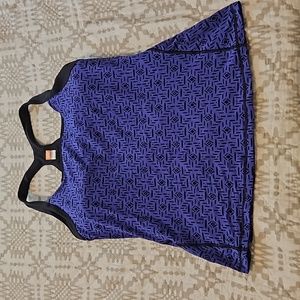 Women's Lucy Activewear Tank, built in bra and back zipper